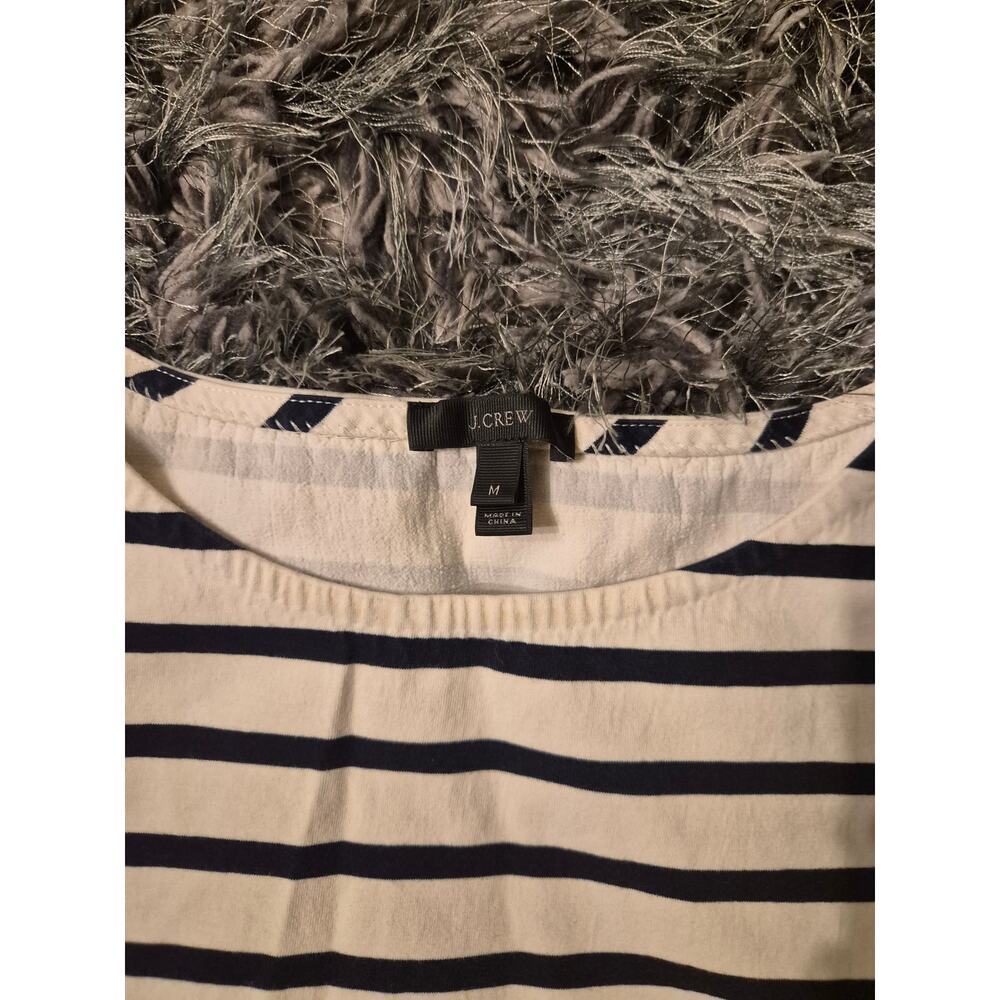 J.Crew Ruffle Sleeve Striped Top - Picture 6 of 6